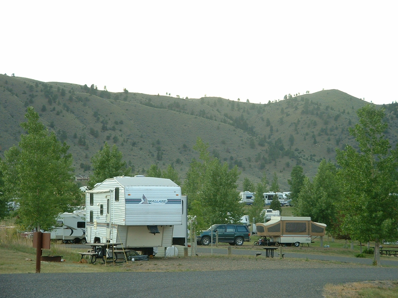 picture showing Typical campsite at Devil's Elbow Campground.